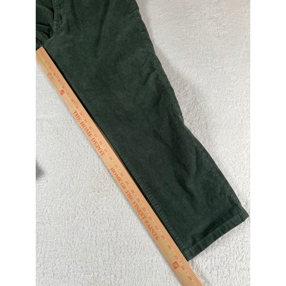 Lucky Brand 410 Athletic Slim Green Corduroy Pants Mens Sz 36 (37x28) Stretch - Picture 9 of 9